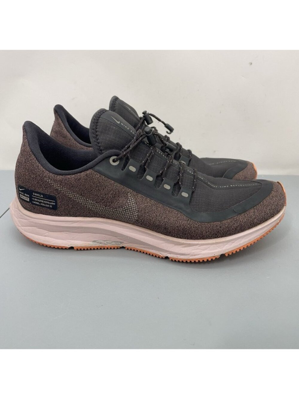 Nike Air Zoom Pegasus 35‎ Shield Sneakers Shoes Running Training Mauve Women 8